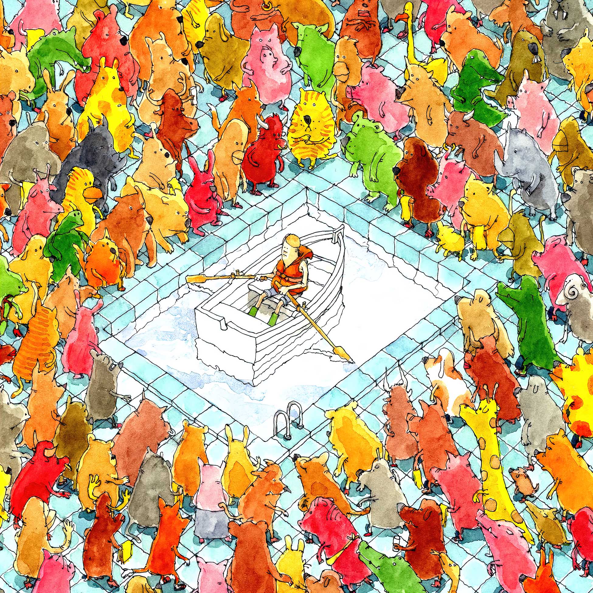 Dance Gavin Dance - Happiness album cover, vinyl LP, 2009 post-hardcore classic at ToucanRecords.com