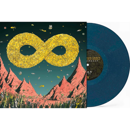 Dance Gavin Dance Mothership packshot with limited 10th Anniversary Sea Blue Glitter vinyl LP at ToucanRecords.com