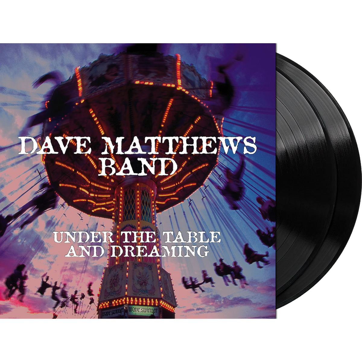 Dave Matthews Band - Under the Table and Dreaming packshot, black 2LP set, remastered from original tapes - ToucanRecords.com