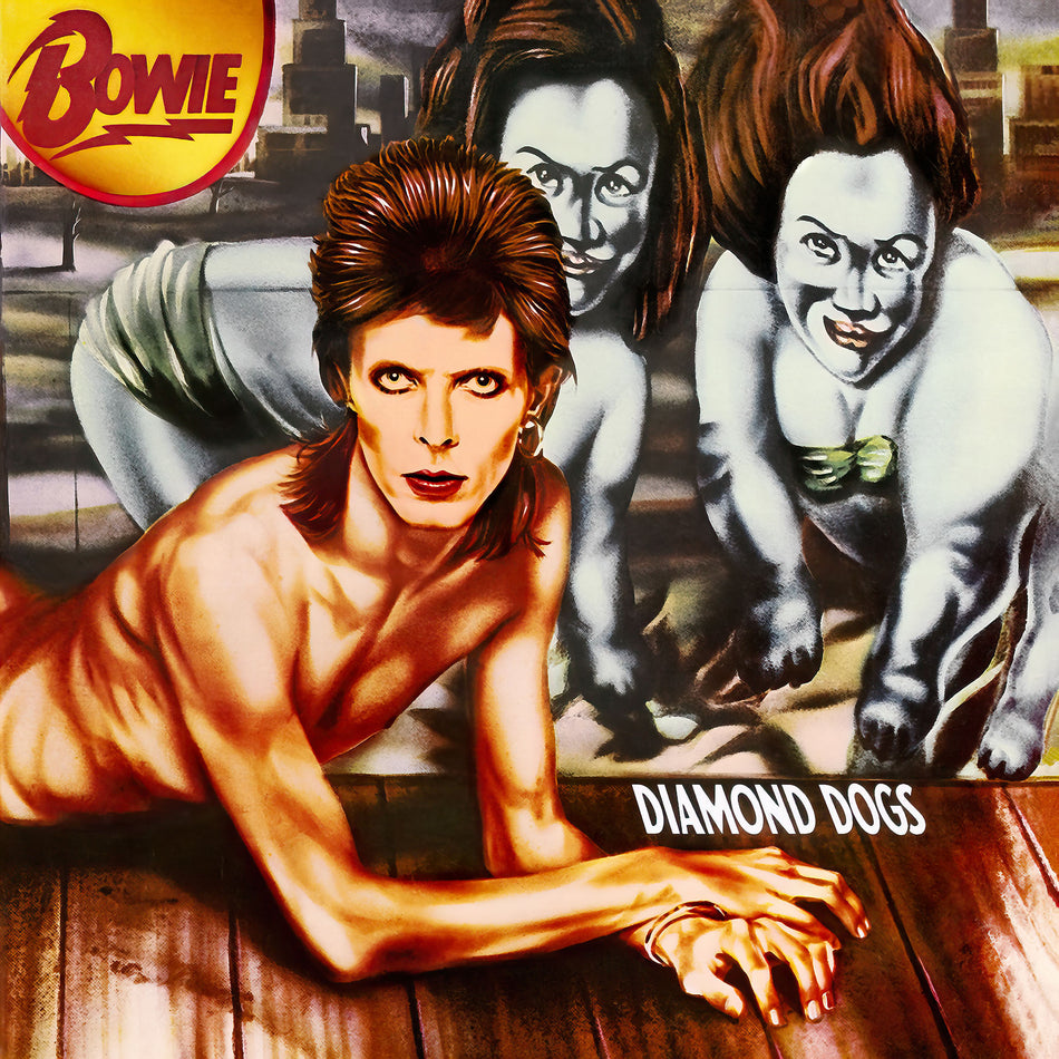 David Bowie - Diamond Dogs album cover, 180g black vinyl, gatefold jacket