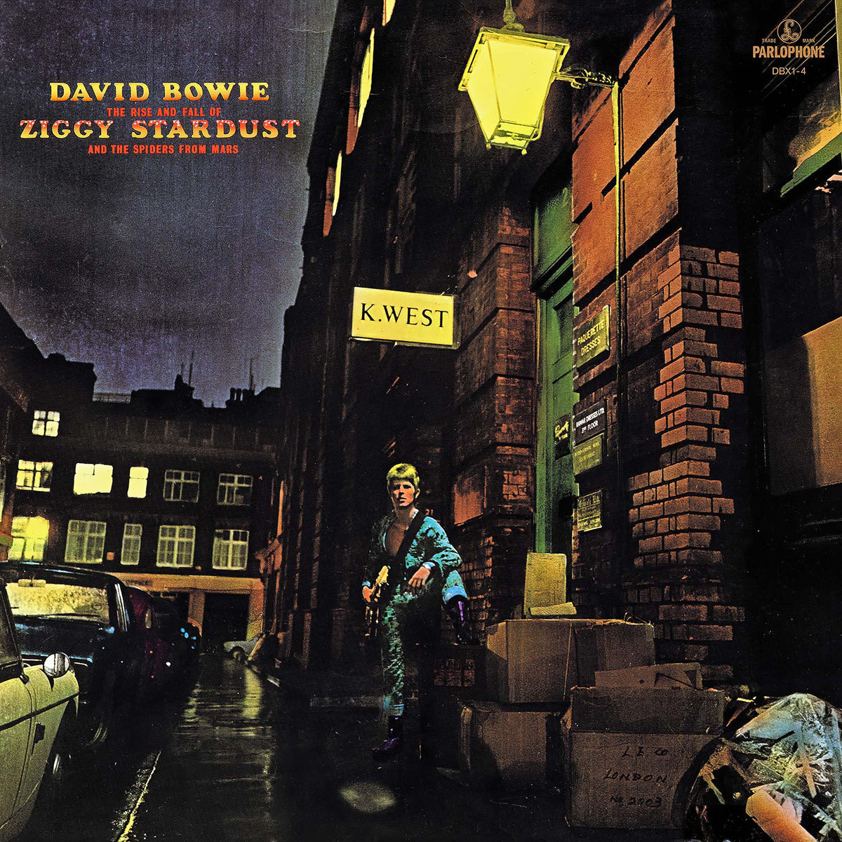 David Bowie, Rise and Fall, Ziggy Stardust, Spiders From Mars, cover art, album cover, Moonage Daydream, Suffragette City, vinyl, cover