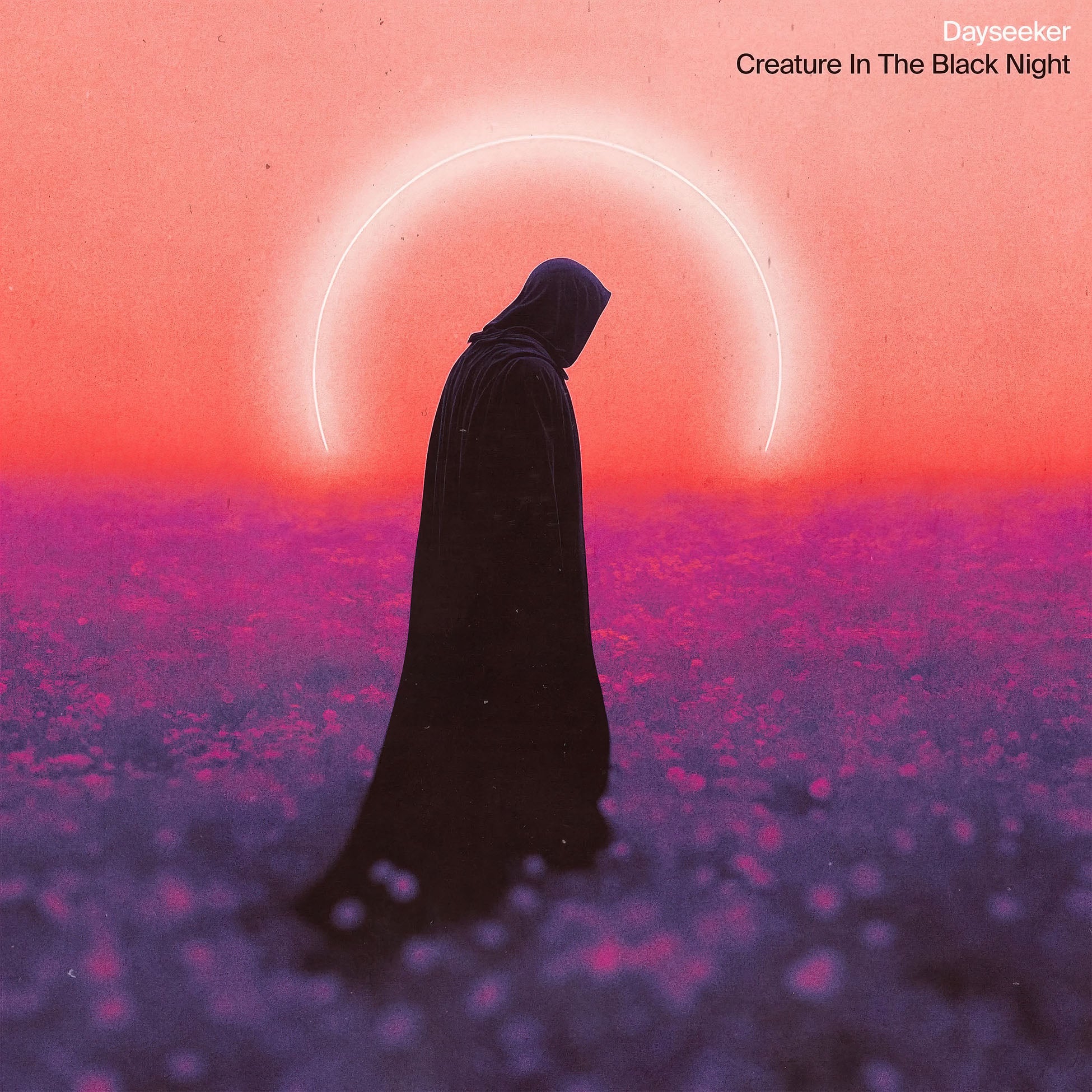 Dayseeker - Creature In The Black Night album cover, gray marble vinyl edition, post-hardcore release at ToucanRecords.com