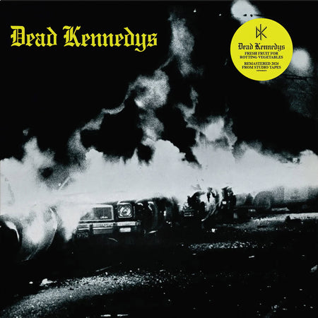 Dead Kennedys Fresh Fruit for Rotting Vegetables album cover art for the black vinyl LP. Poster Included.  ToucanRecords.com