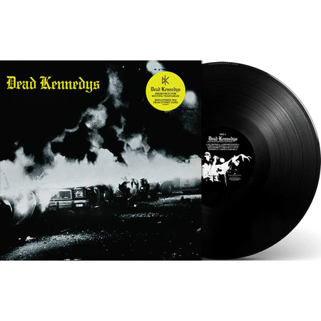 Dead Kennedys Fresh Fruit for Rotting Vegetables packshot for the 2026 remastered black vinyl LP with poster