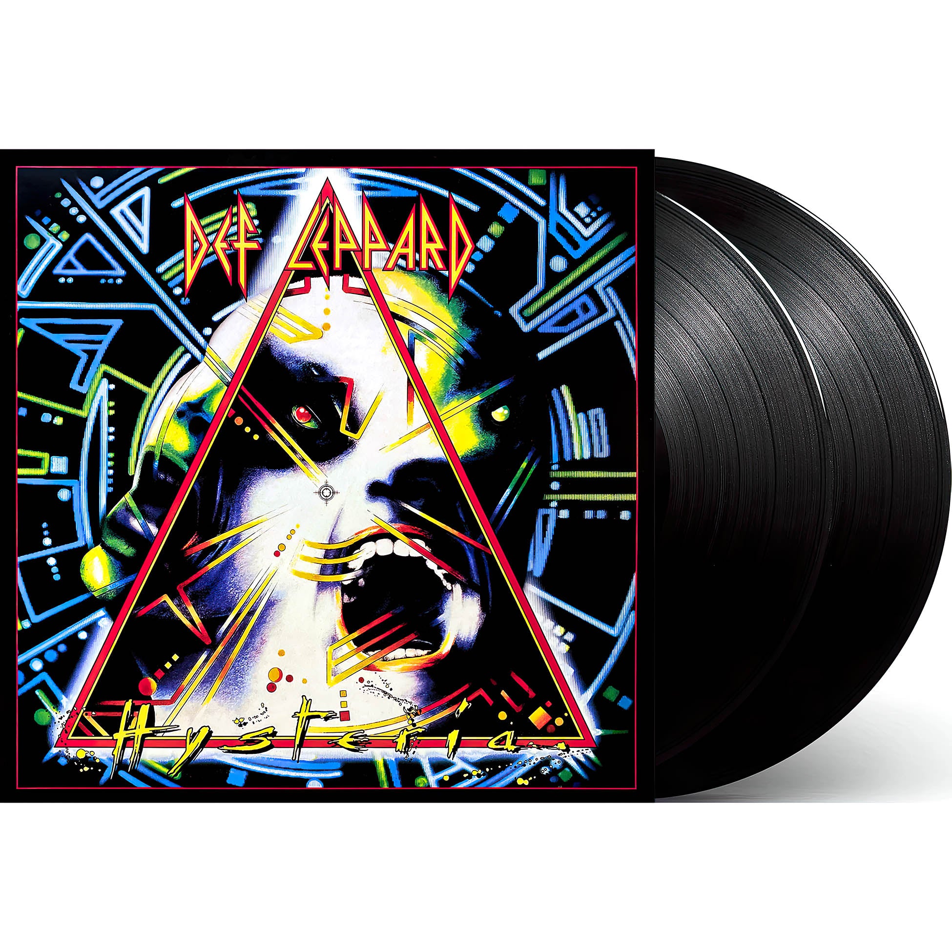 Def Leppard, Hysteria, 2 LP, 180g Vinyl, cover, album, album art, vinyl, Animal, Women, Pour Some Sugar On Me, Hysteria, Armageddon It, Love Bites, Rocket, packshot