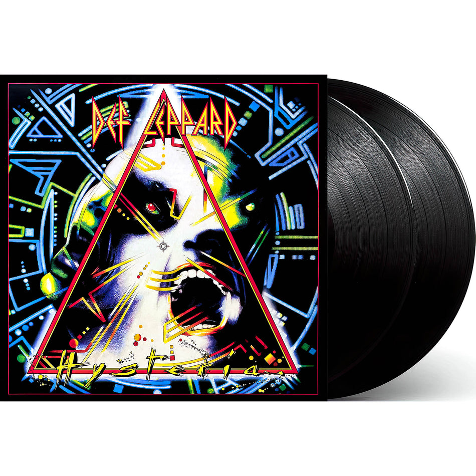 Def Leppard, Hysteria, 2 LP, 180g Vinyl, cover, album, album art, vinyl, Animal, Women, Pour Some Sugar On Me, Hysteria, Armageddon It, Love Bites, Rocket, packshot