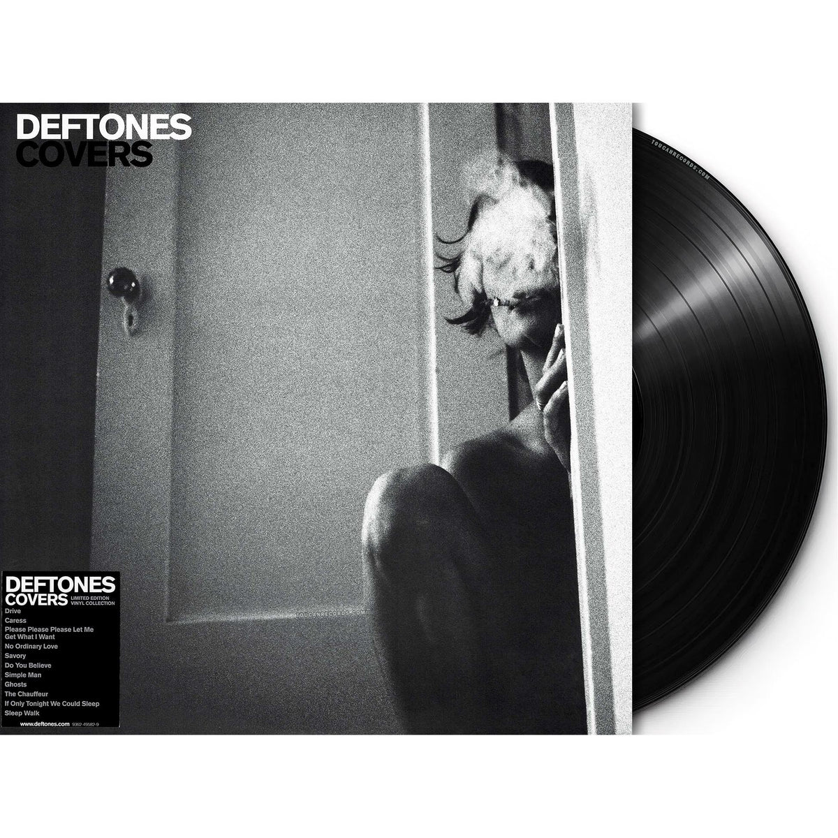 Deftones Covers packshot for the Alternative Rock and Alternative Metal black vinyl LP available at ToucanRecords.com