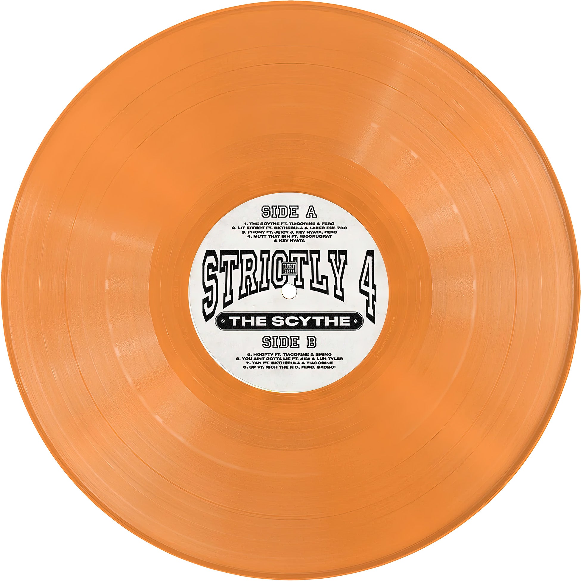 Denzel Curry & The Scythe - Strictly 4 The Scythe vinyl disc, limited tangerine vinyl LP, Indie Exclusive, Loma Vista 2026 - ToucanRecords.com