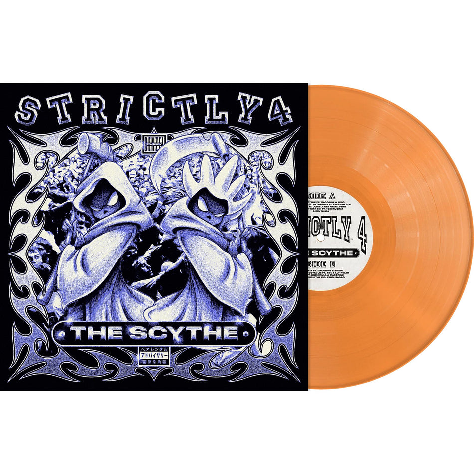 Strictly 4 The Scythe tangerine vinyl packshot, Indie Exclusive Loma Vista pressing, Denzel Curry A$AP Ferg TiaCorine