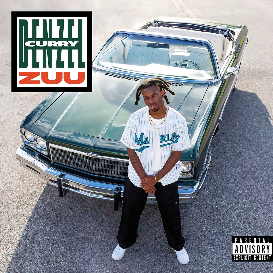 Denzel Curry - Zuu album cover, black vinyl LP, dynamic hip-hop and rap release — available through ToucanRecords.com