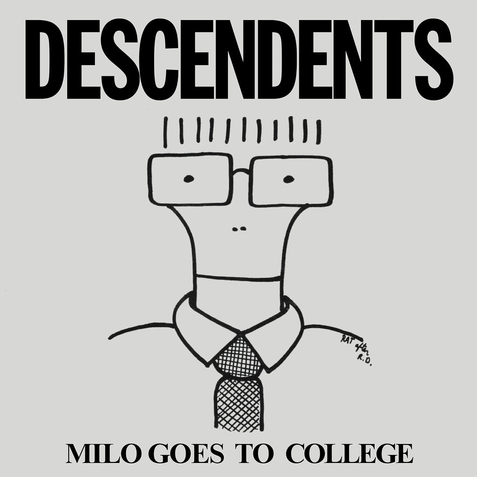 Descendents - Milo Goes To College album cover, gray matter colored vinyl edition, punk rock classic