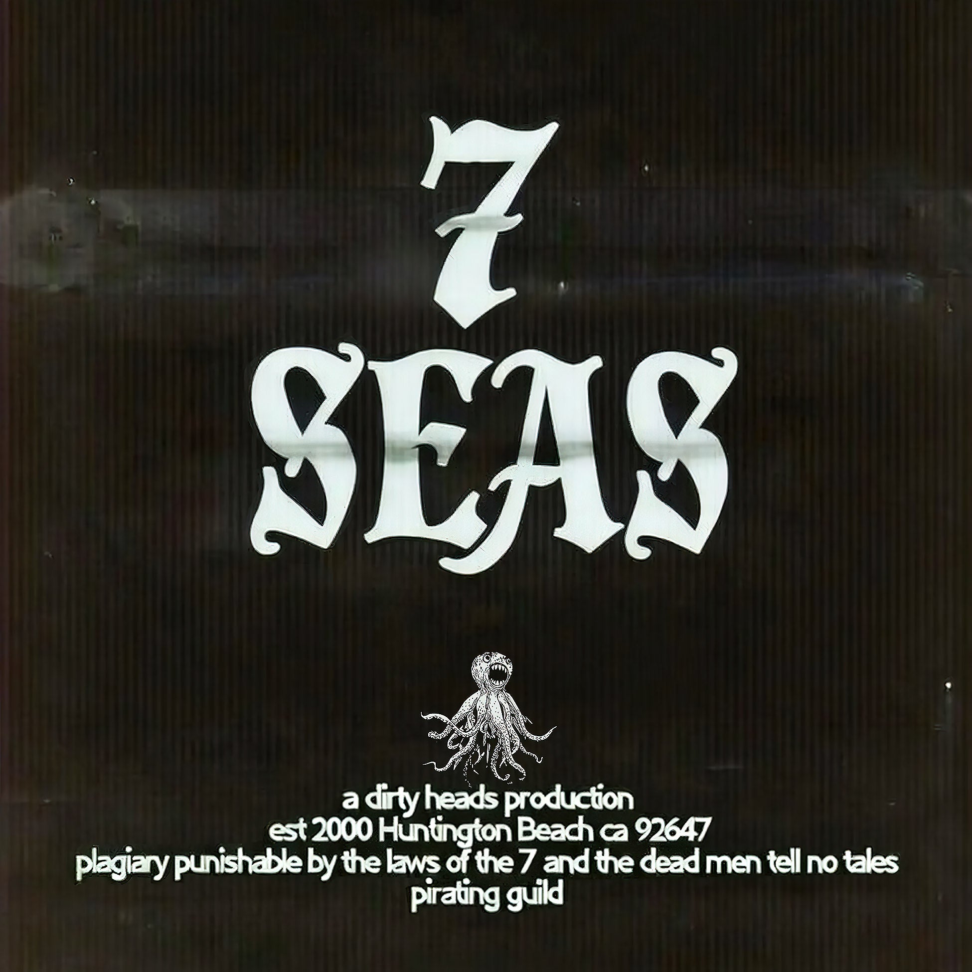 Dirty Heads 7 Seas album cover for the limited indie exclusive vinyl LP with reggae rock, hip-hop, and pop rock tracks