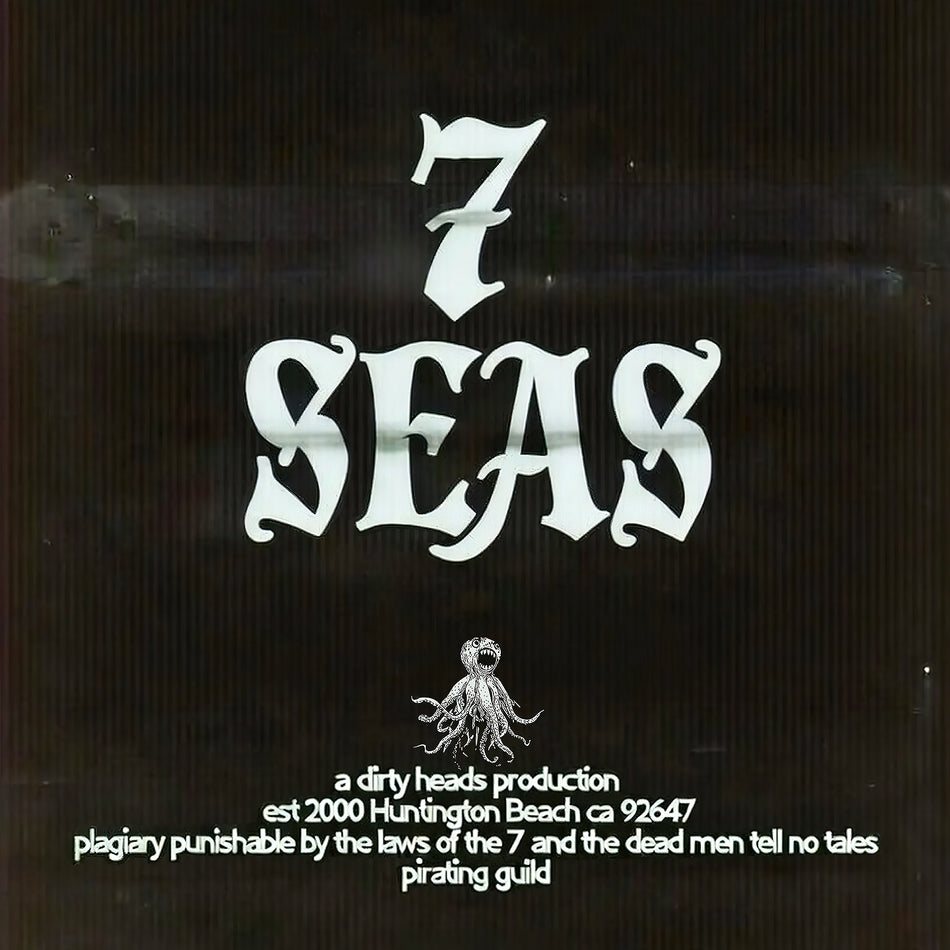 Dirty Heads 7 Seas album cover for the limited indie exclusive vinyl LP with reggae rock, hip-hop, and pop rock tracks