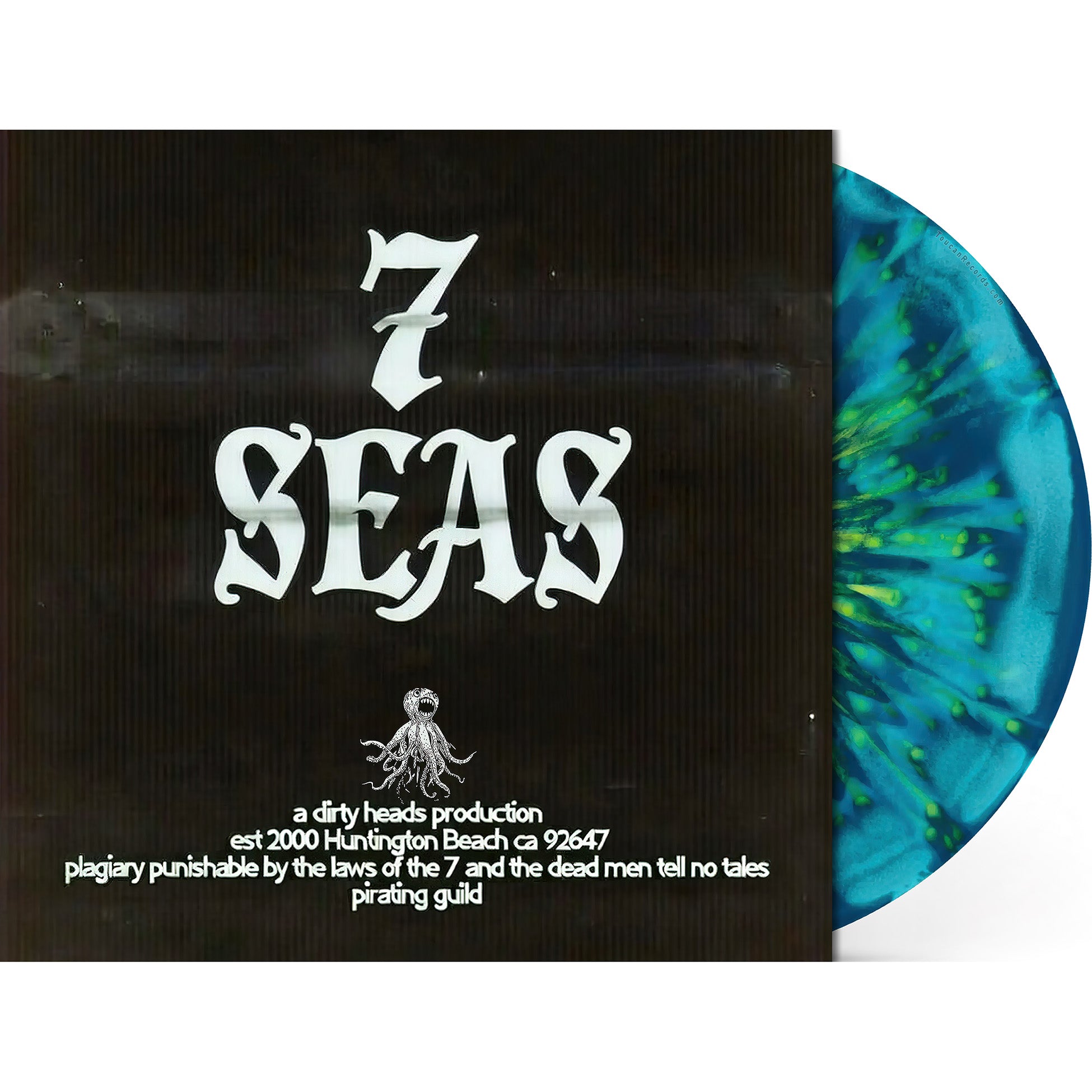Dirty Heads - 7 Seas [Indie Blue Green Algae Splatter Vinyl