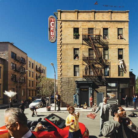 DJO - The Crux album cover, black vinyl LP edition, gatefold jacket