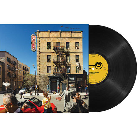 DJO The Crux black vinyl record, packshot, Joe Keery indie rock album, gatefold LP packaging