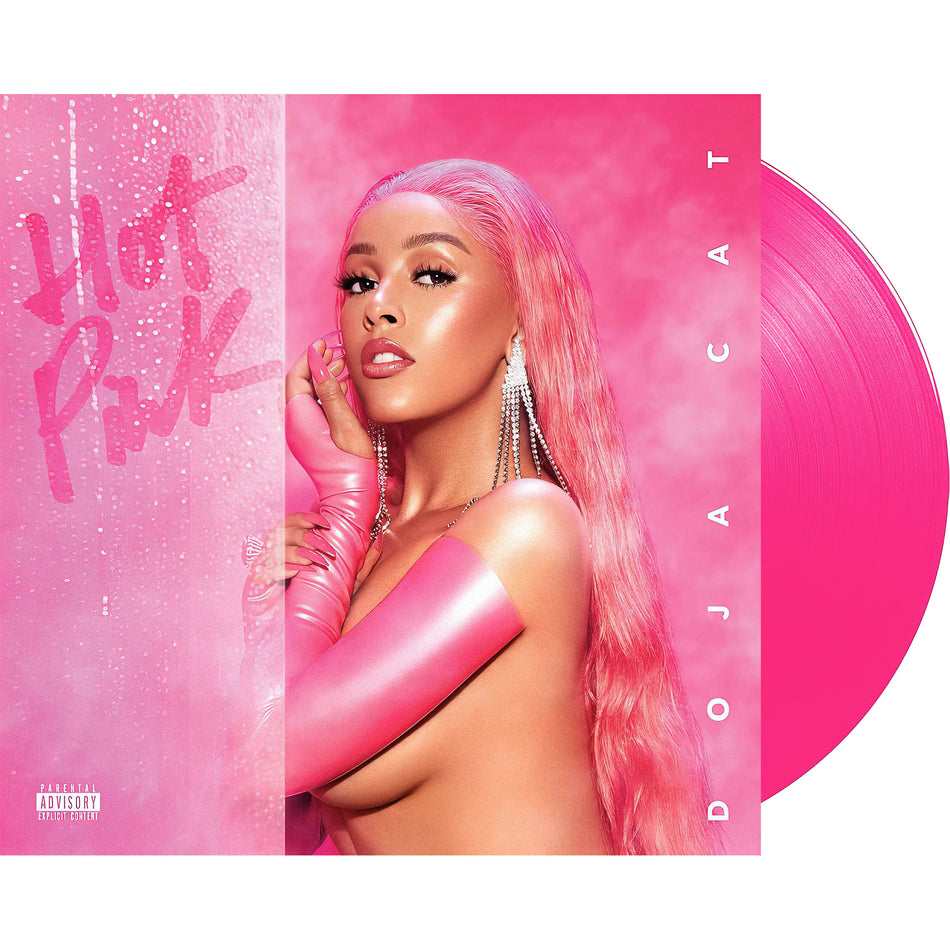 Doja Cat, Hot Pink, Limited Edition, Pink Vinyl, vinyl, cover, packshot