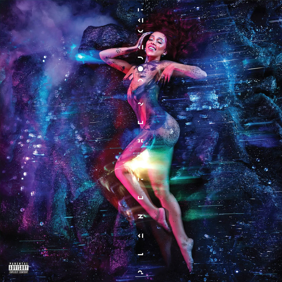 Doja Cat Planet Her album cover art for the 5th Anniversary translucent pale blue 2LP vinyl LP available at ToucanRecords.com