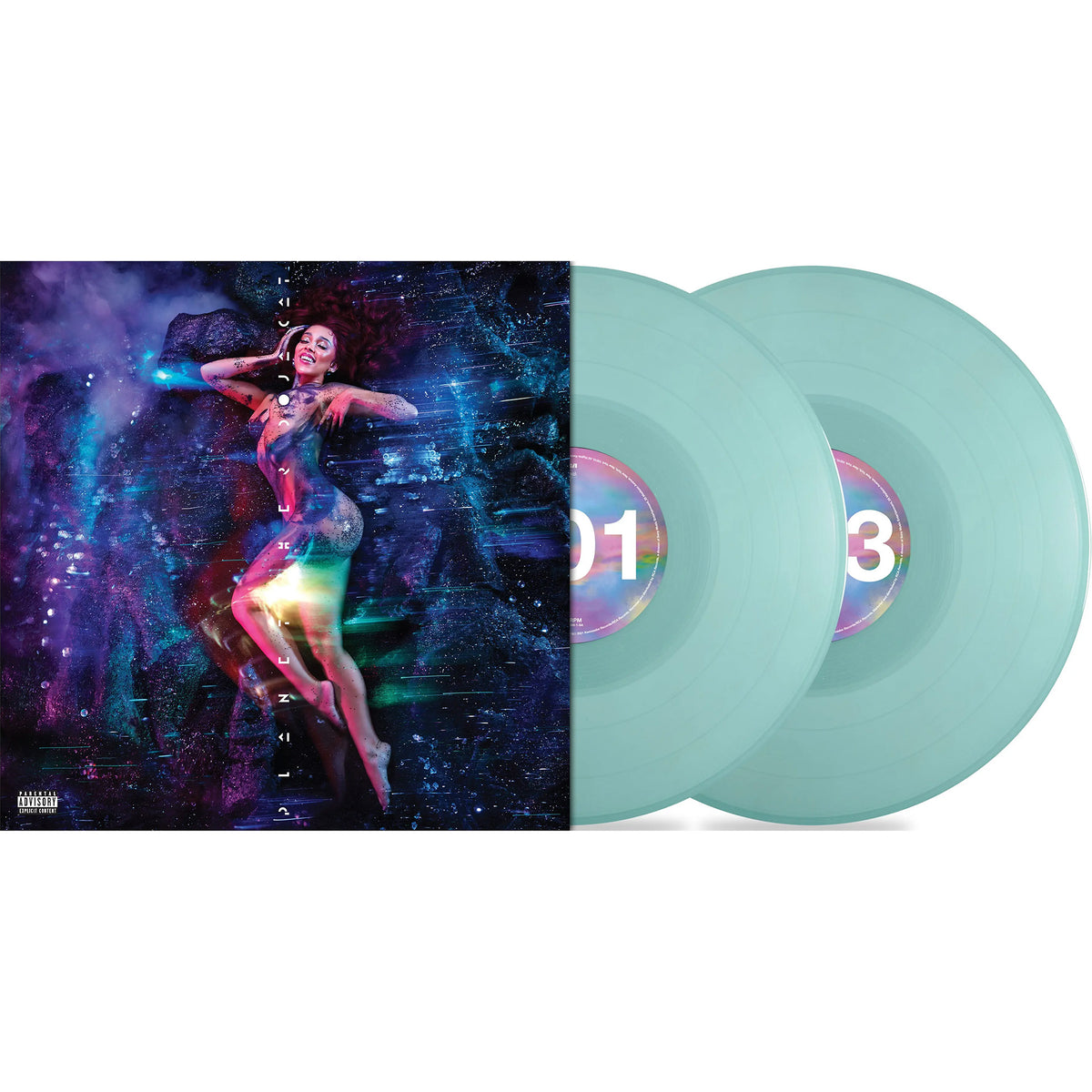 Doja Cat Planet Her packshot for the 5th Anniversary translucent pale blue 2LP vinyl LP at ToucanRecords.com