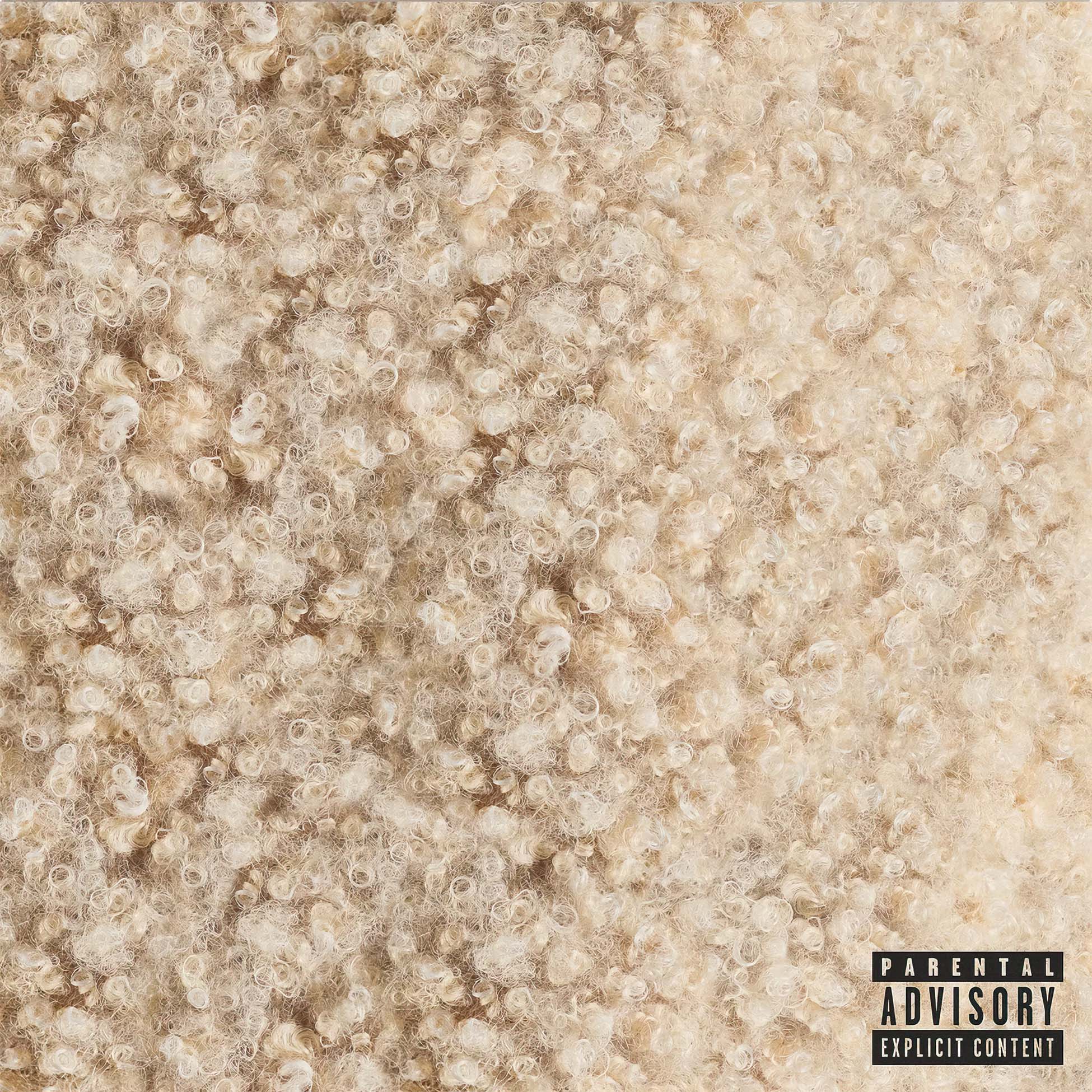 Doja Cat Scarlet 2 Claude album cover, Opaque Bone Colored vinyl 2LP deluxe edition, 4C hair texture artwork