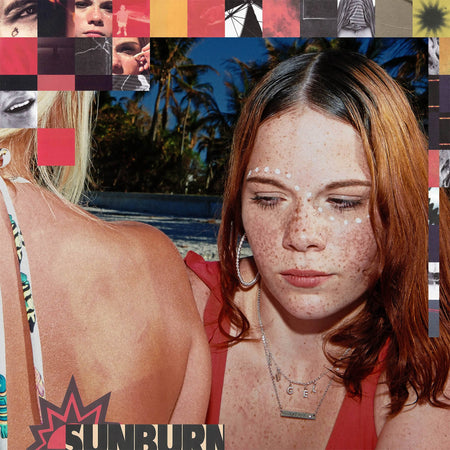 Dominic Fike Sunburn album cover art for the black vinyl LP with 12-page booklet at ToucanRecords.com