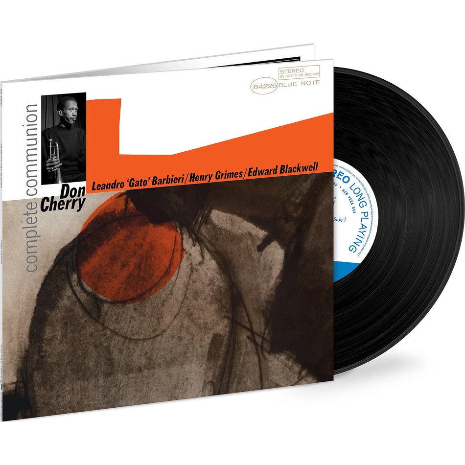 Complete Communion record packshot, Don Cherry, 180g audiophile vinyl, tip-on style gatefold jacket, Blue Note Tone Poet Series all-analog reissue