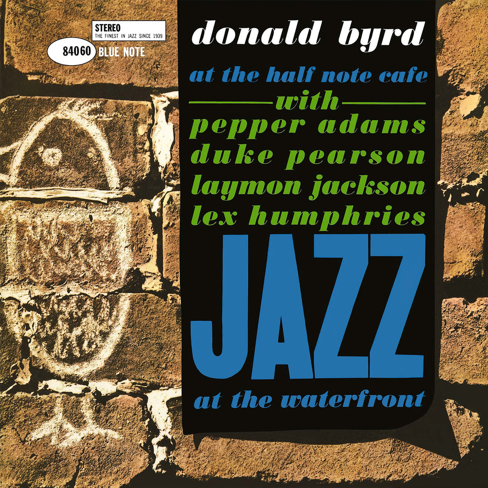 donald byrd, at the half note cafe, vol 1, volume 1, jazz at the waterfront, blue note, blue note records, tone poet, tone poet series, album cover, cover art, cover album art, vinyl,