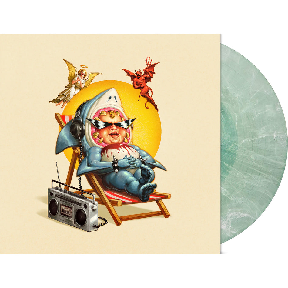 Drain - ...Is Your Friend packshot, frosted coke bottle vinyl gatefold, Santa Cruz hardcore crossover thrash