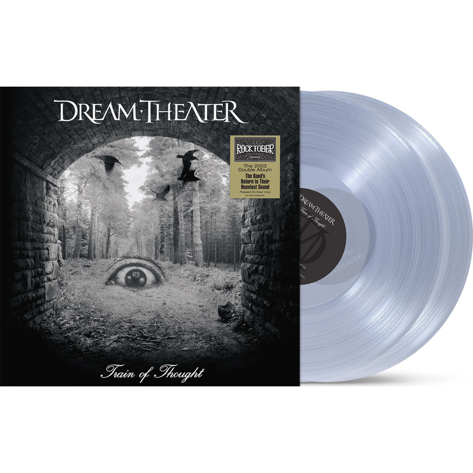 Train of Thought vinyl album cover art by Jerry Uelsmann, Dream Theater 2003 album, limited indie exclusive clear pressing with lyrics insert