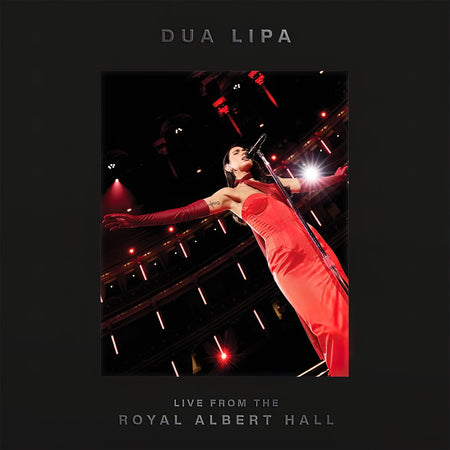 Dua Lipa, live, royal albert hall, vinyl, cover, album art, cover art,