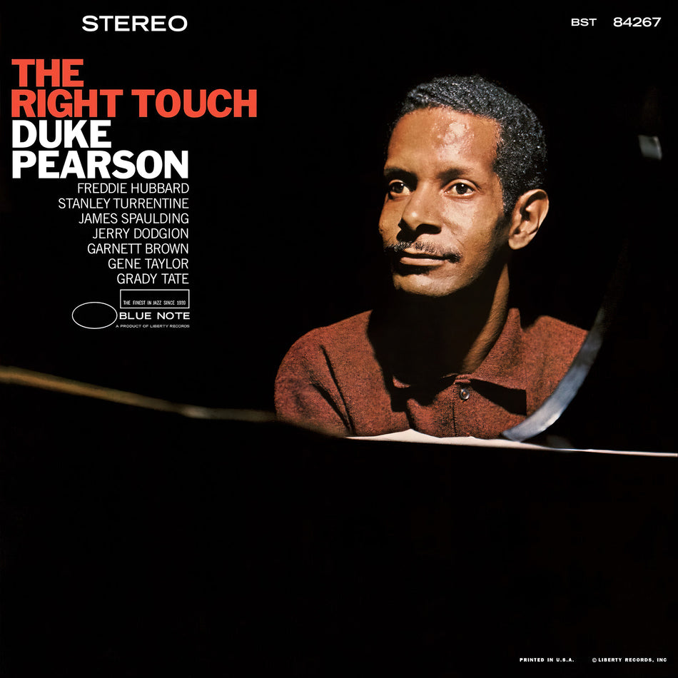 duke pearson, the right touch, liberty records, blue note, tone poet, tone poet series, album cover, vinyl, cover, album art, cover art, audiophile,