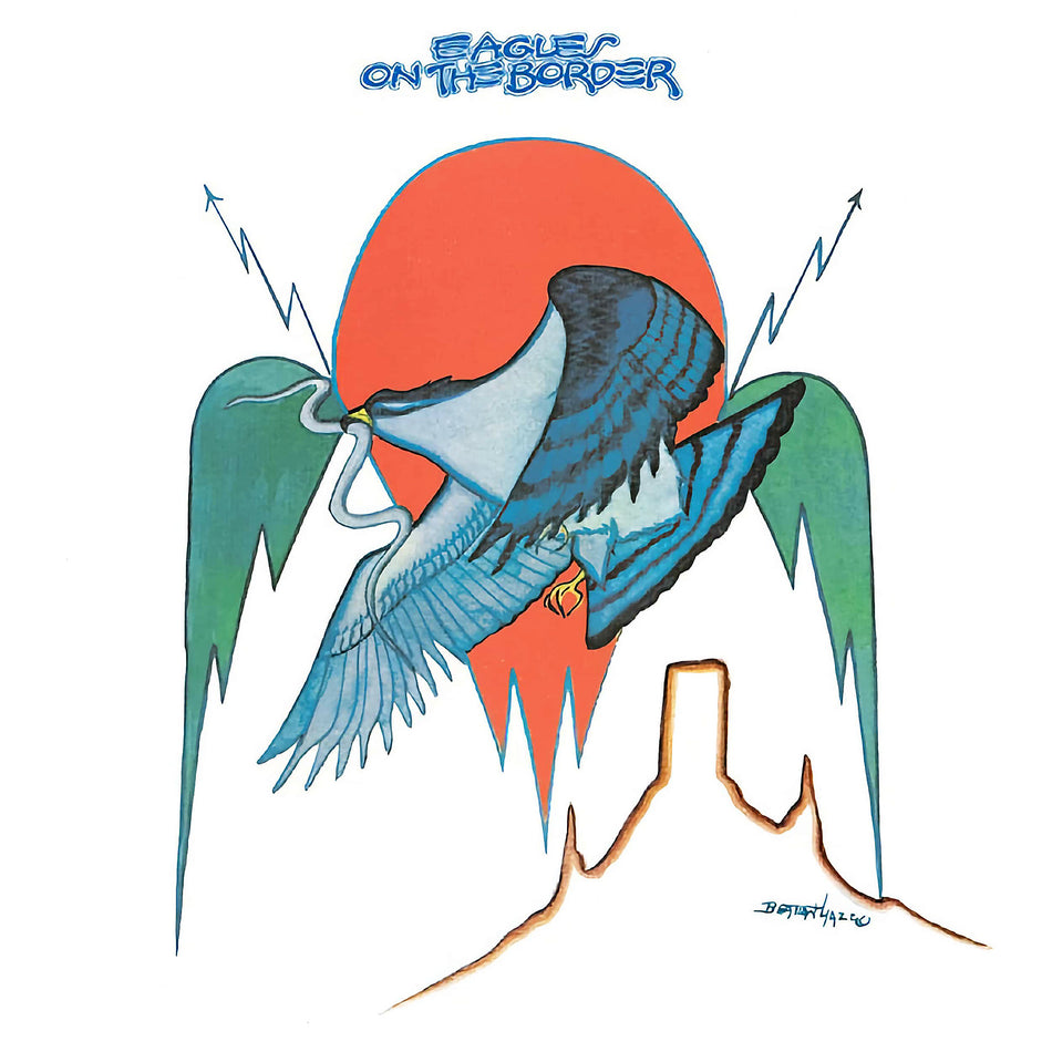Eagles - On The Border album cover, 180g black vinyl LP, textured single jacket