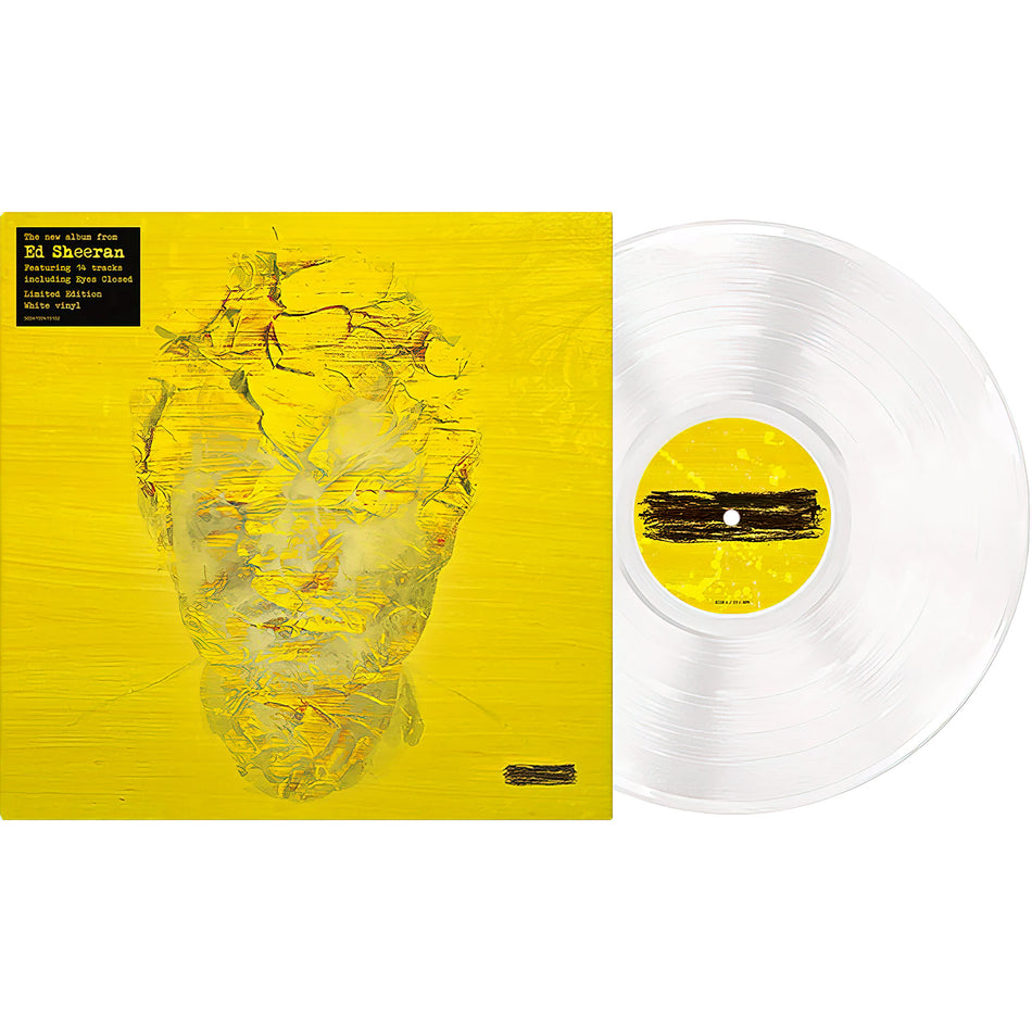 Ed Sheeran, Subtract, Indie Exclusive, White Vinyl, cover, album, album art, vinyl, packshot