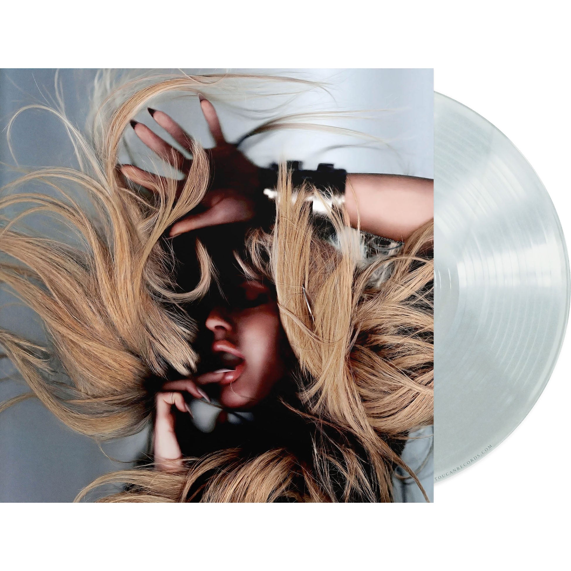 Ellie Goulding I Know Too Much Pearl Sunrise vinyl LP packshot for the 10-track pop album at ToucanRecords.com