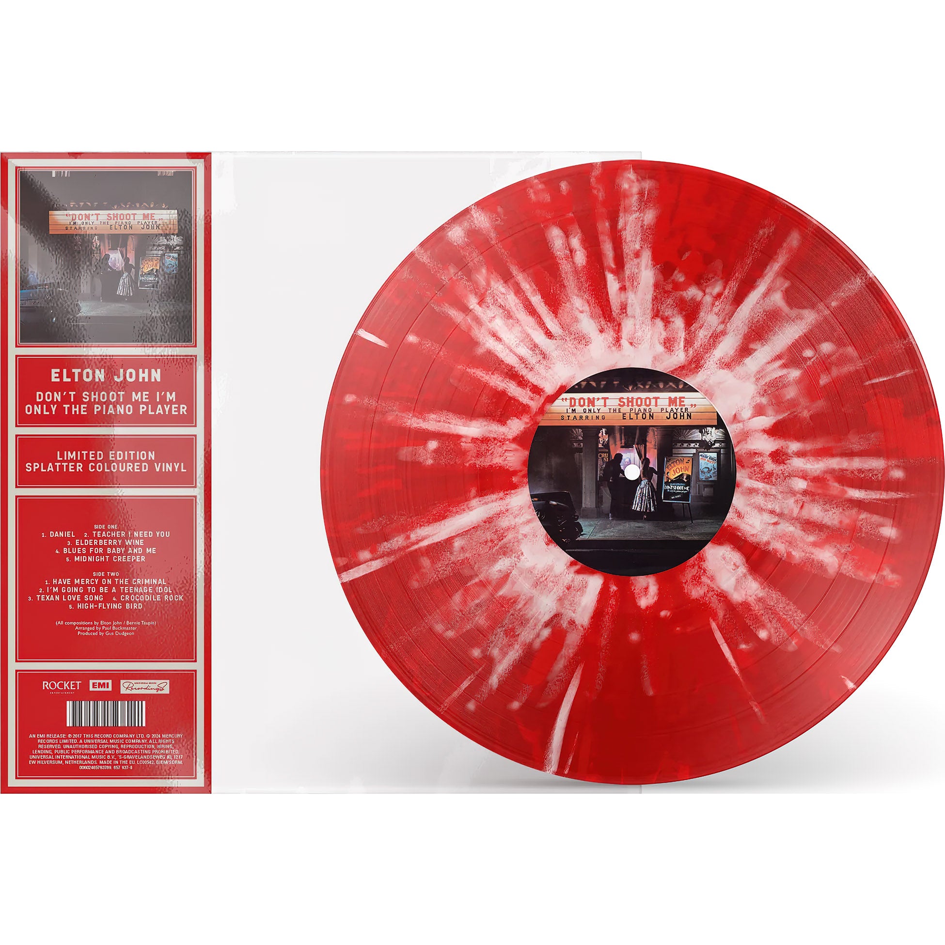 G0413-39★LPレコード ELTON JOHN 等　8点 Elton John - Don't Shoot Me [Red & White Splatter Vinyl LP