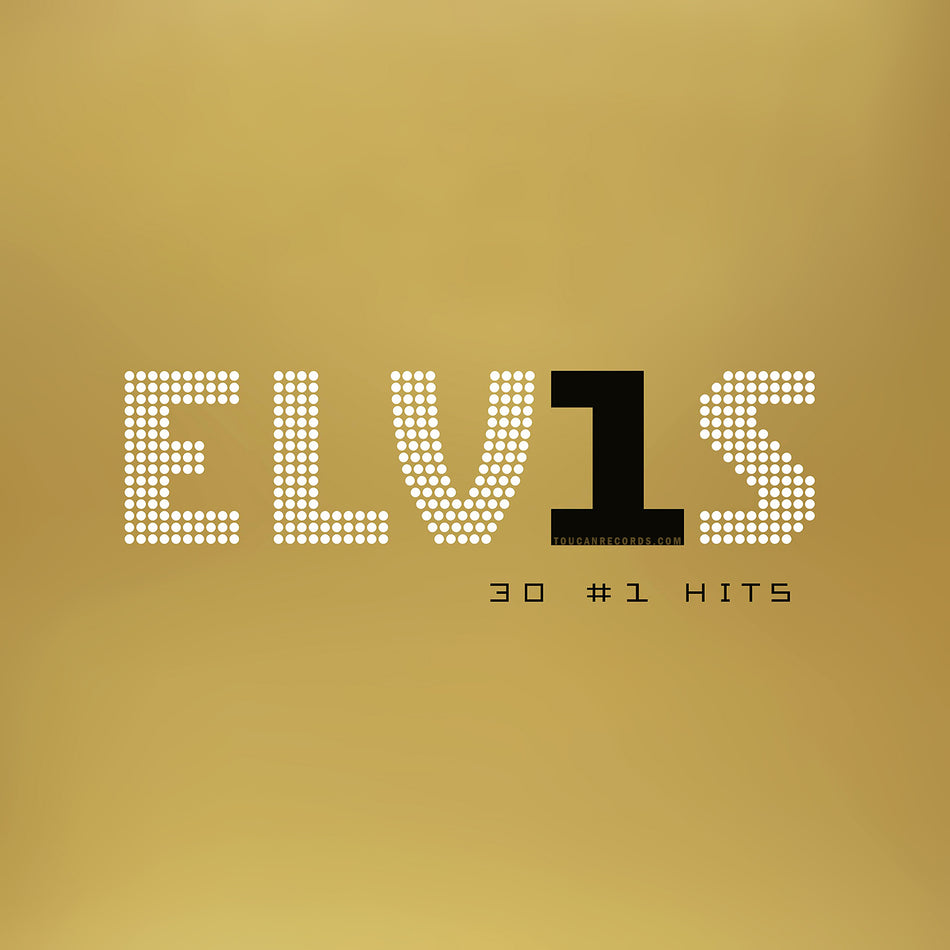 Elvis Presley ELV1S 30 #1 Hits album cover art 180g vinyl 2LP gatefold available at ToucanRecords.com