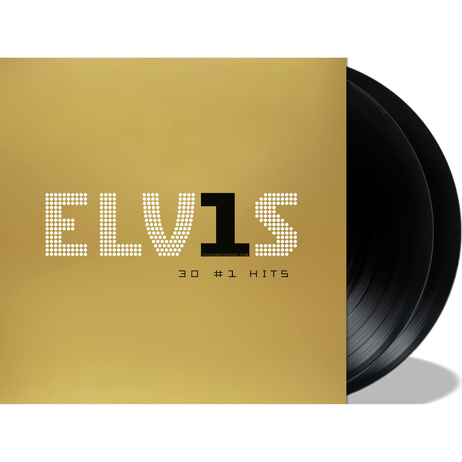 Elvis Presley ELV1S 30 #1 Hits vinyl packshot 180g black 2LP gatefold jacket ToucanRecords.com