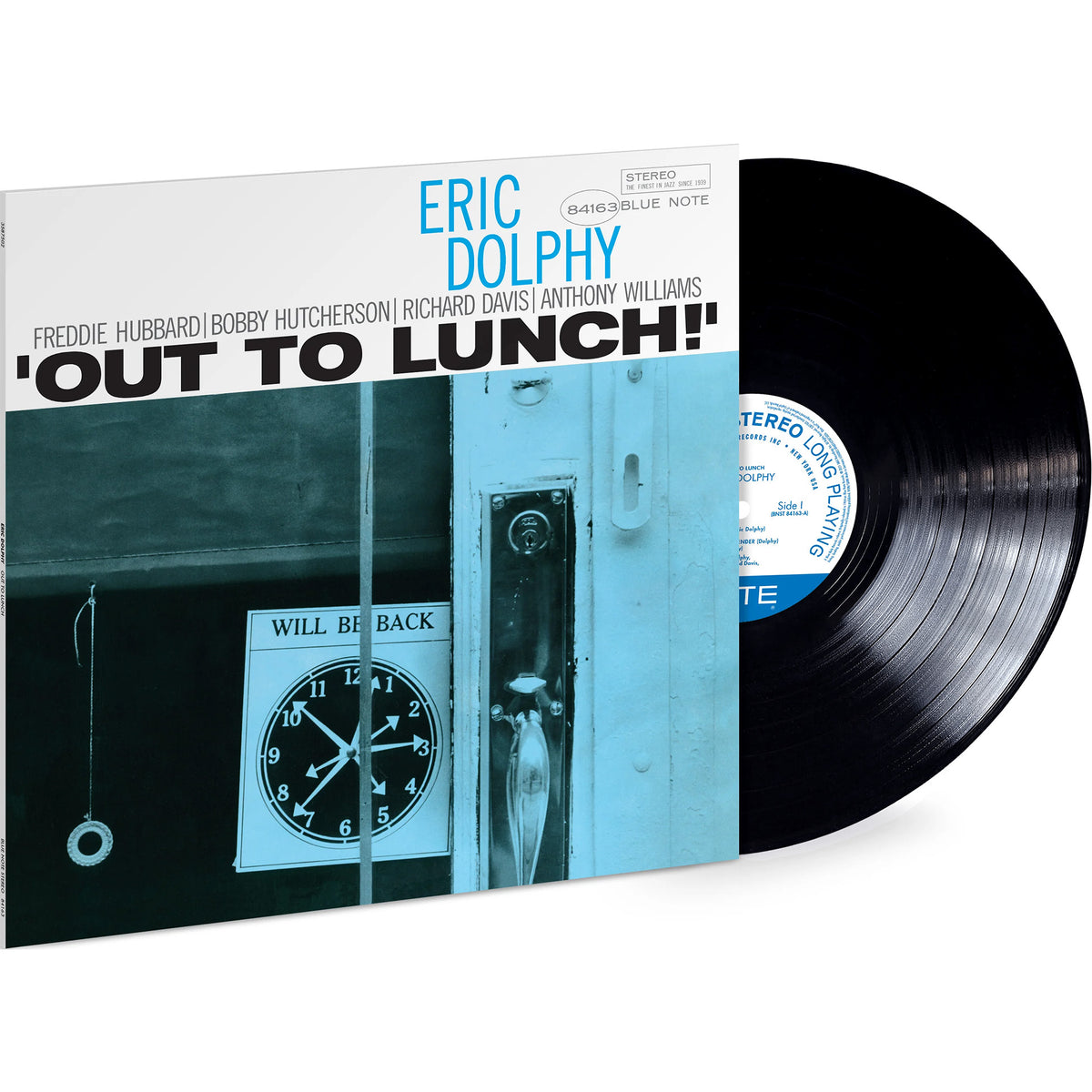 Out to Lunch Blue Note Classic Vinyl LP packshot, Kevin Gray all-analog master, 180g Blue Note audiophile pressing