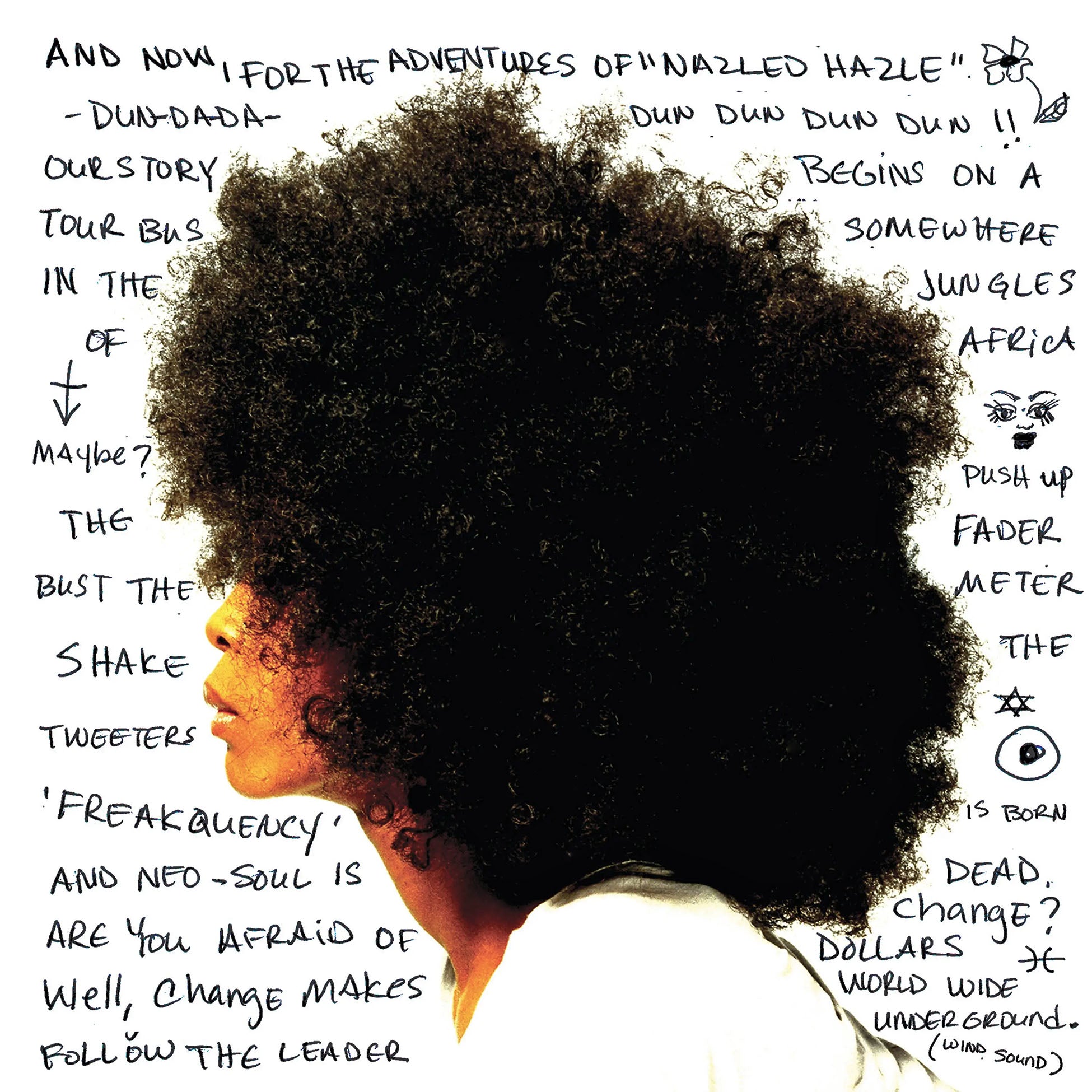 Erykah Badu - Worldwide Underground album cover, black vinyl LP, neo-soul pressing.