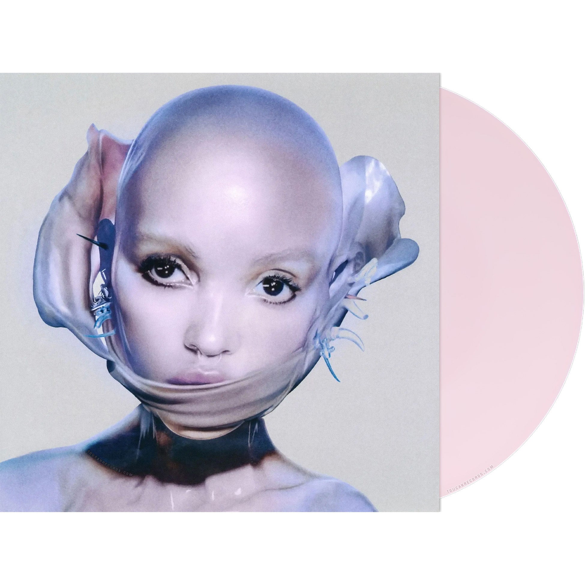 FKA twigs Eusexua Afterglow vinyl LP packshot for the limited edition pink colored vinyl pressing. Electronic Art Pop.