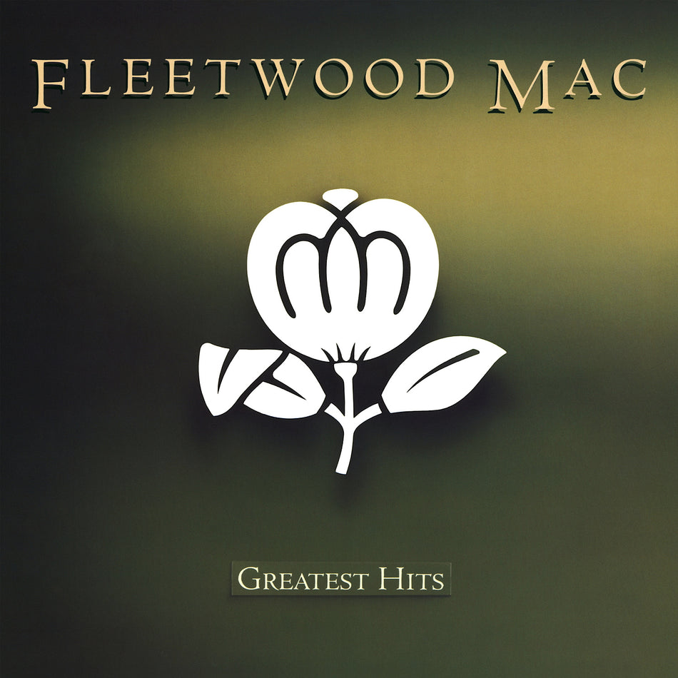 Fleetwood Mac - Greatest Hits album cover, pop rock and classic rock songs on standard black vinyl