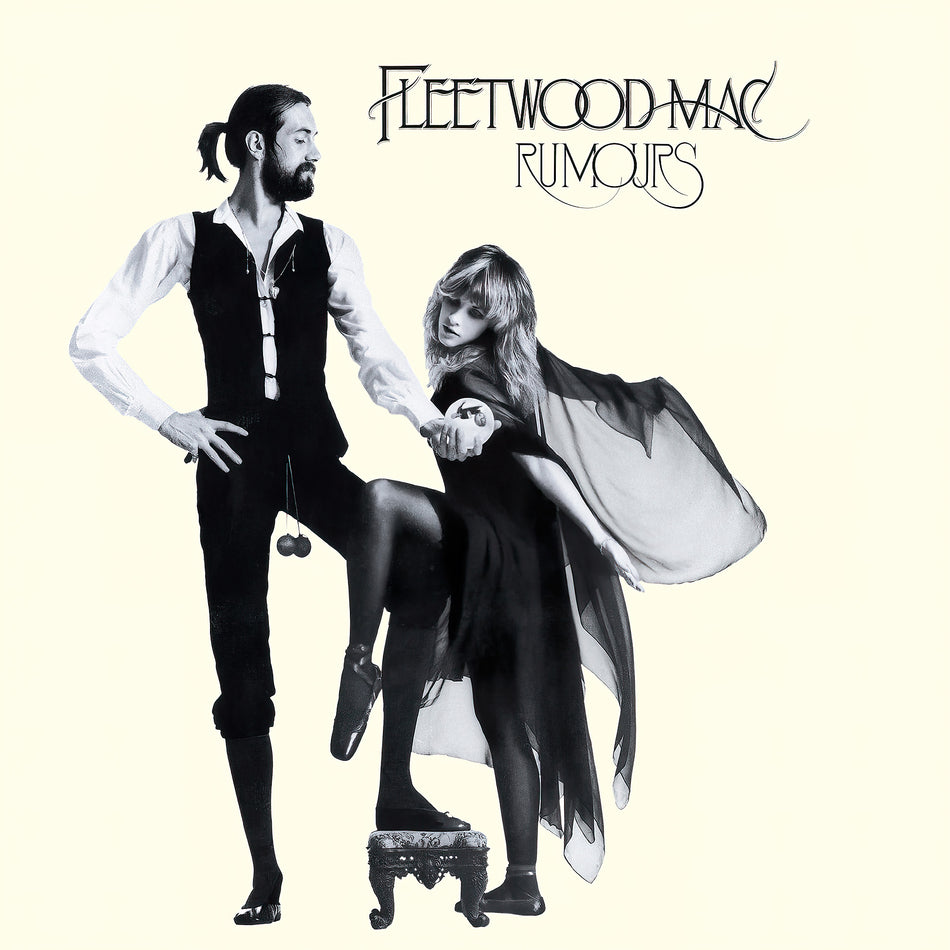fleetwood mac, rumours, 2025, 2025 reissue, black vinyl, album cover, album art, vinyl cover, cover art, stevie nicks,