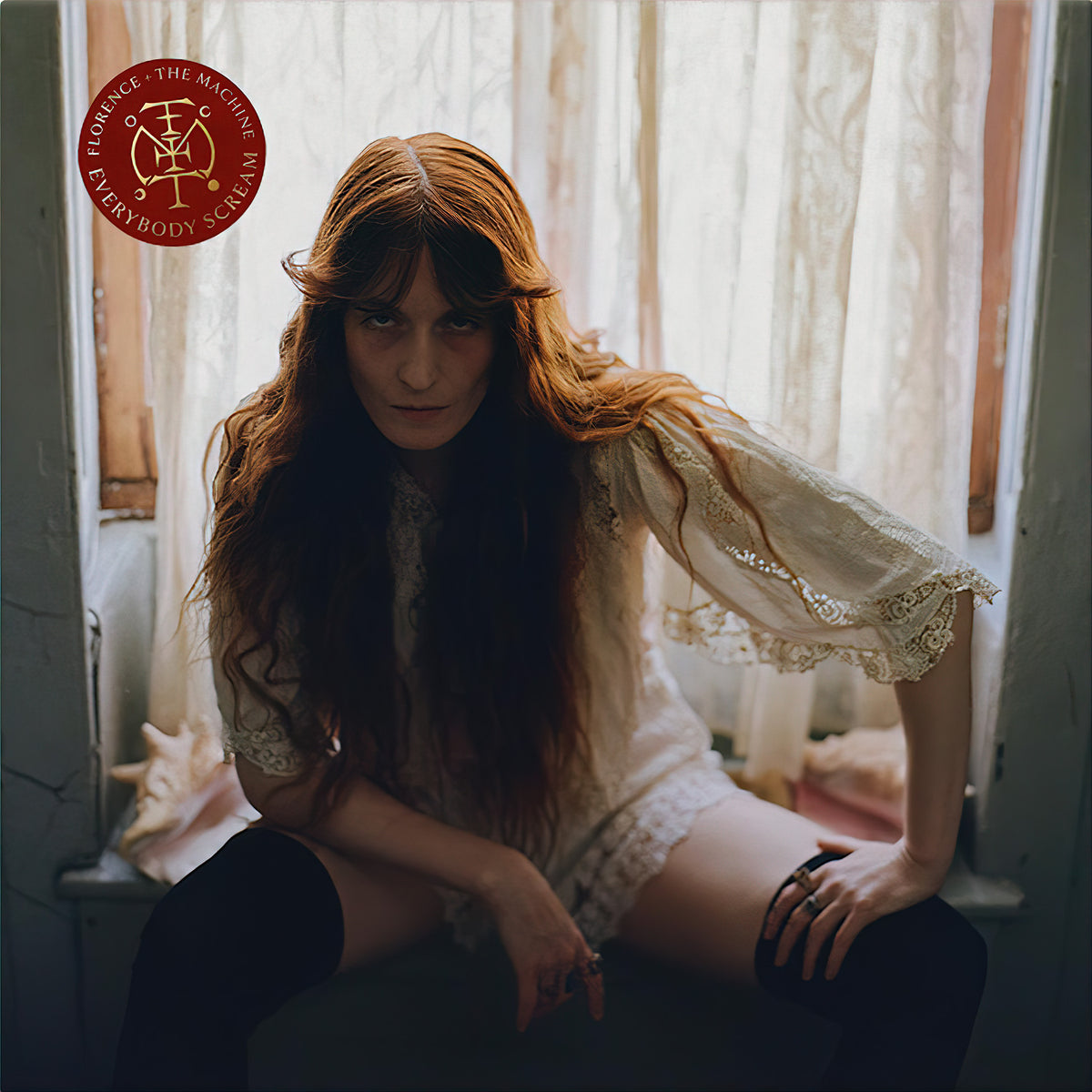 Florence + The Machine - Everybody Scream album cover, Dead Bluebell Edition turquoise vinyl, alternate artwork gatefold at ToucanRecords.com