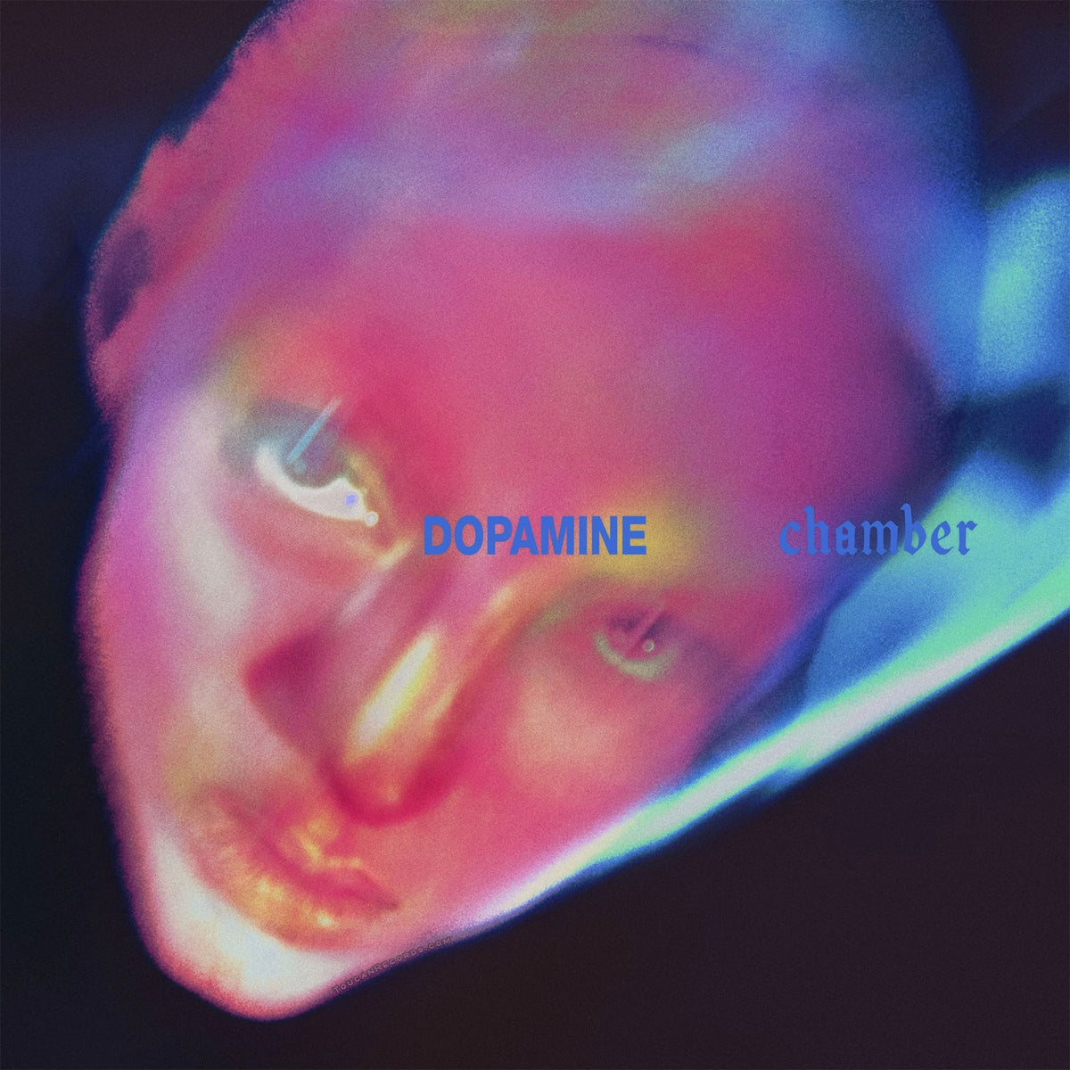 Fontaines D.C. - Dopamine Chamber album cover, Indie Exclusive Limited Edition Blue Marble colored vinyl LP available at ToucanRecords.com
