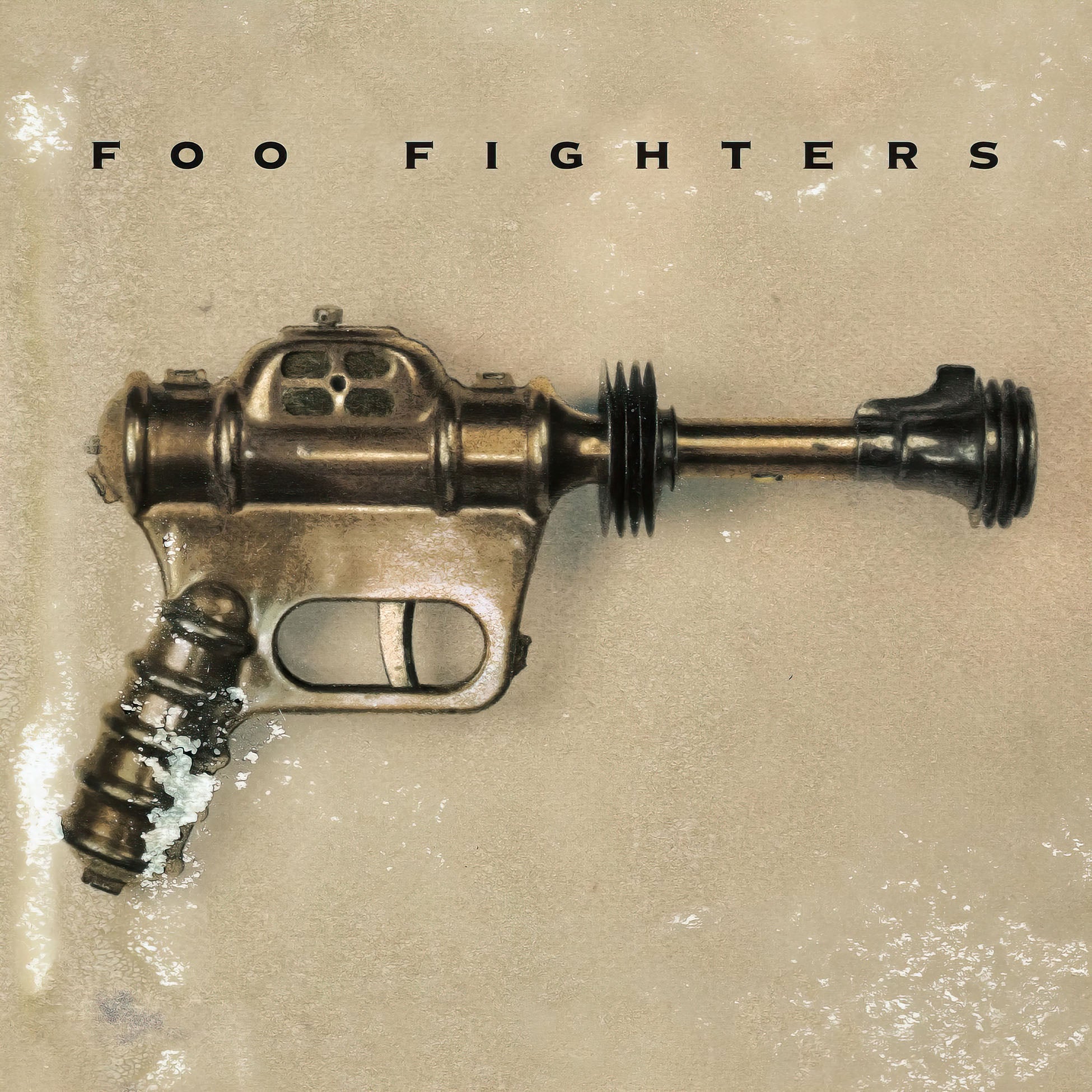 Foo Fighters - Foo Fighters album cover, black vinyl LP, Dave Grohl 1995 debut album