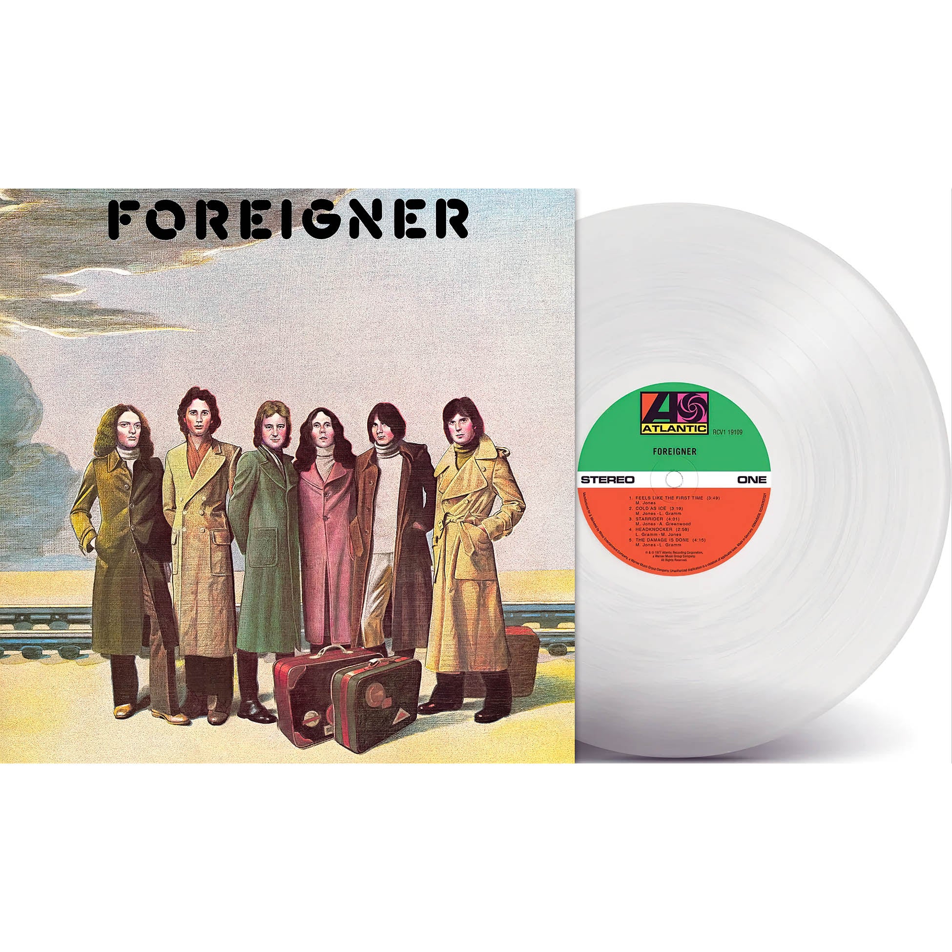 foreigner, self titled, debut album, packshot, feels like the first time, cold as ice, album cover, cover, vinyl, cover art, album art,