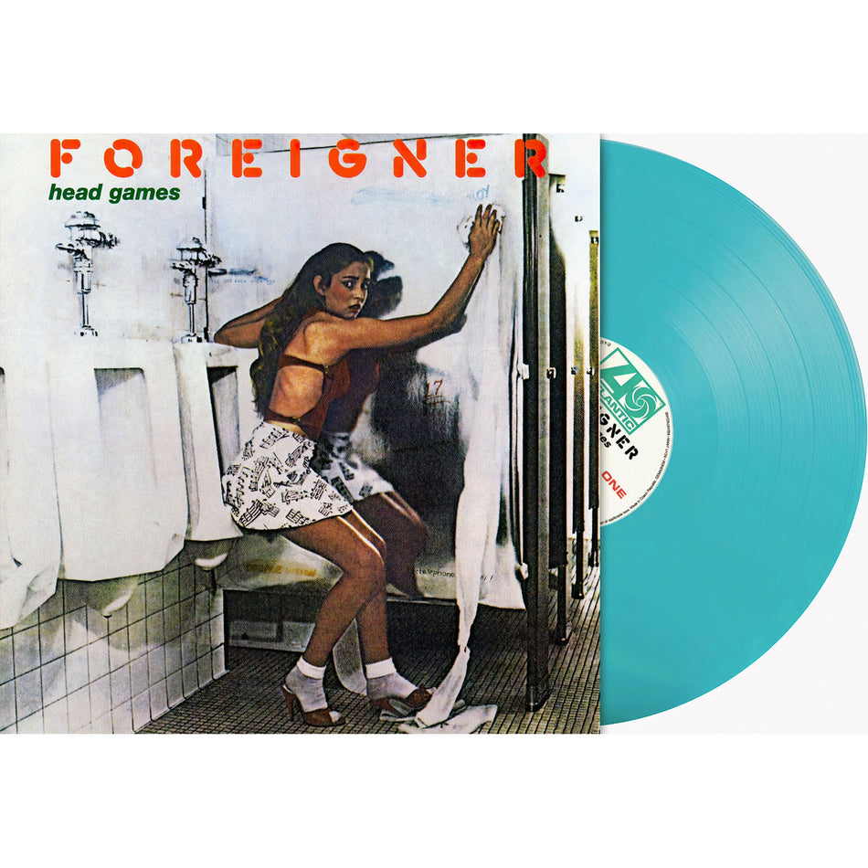 foreigner, head games, packshot, limited edition, indie exclusive, atlantic 75, rocktober, light blue, colored vinyl, album cover, vinyl, album art, cover, cover art,