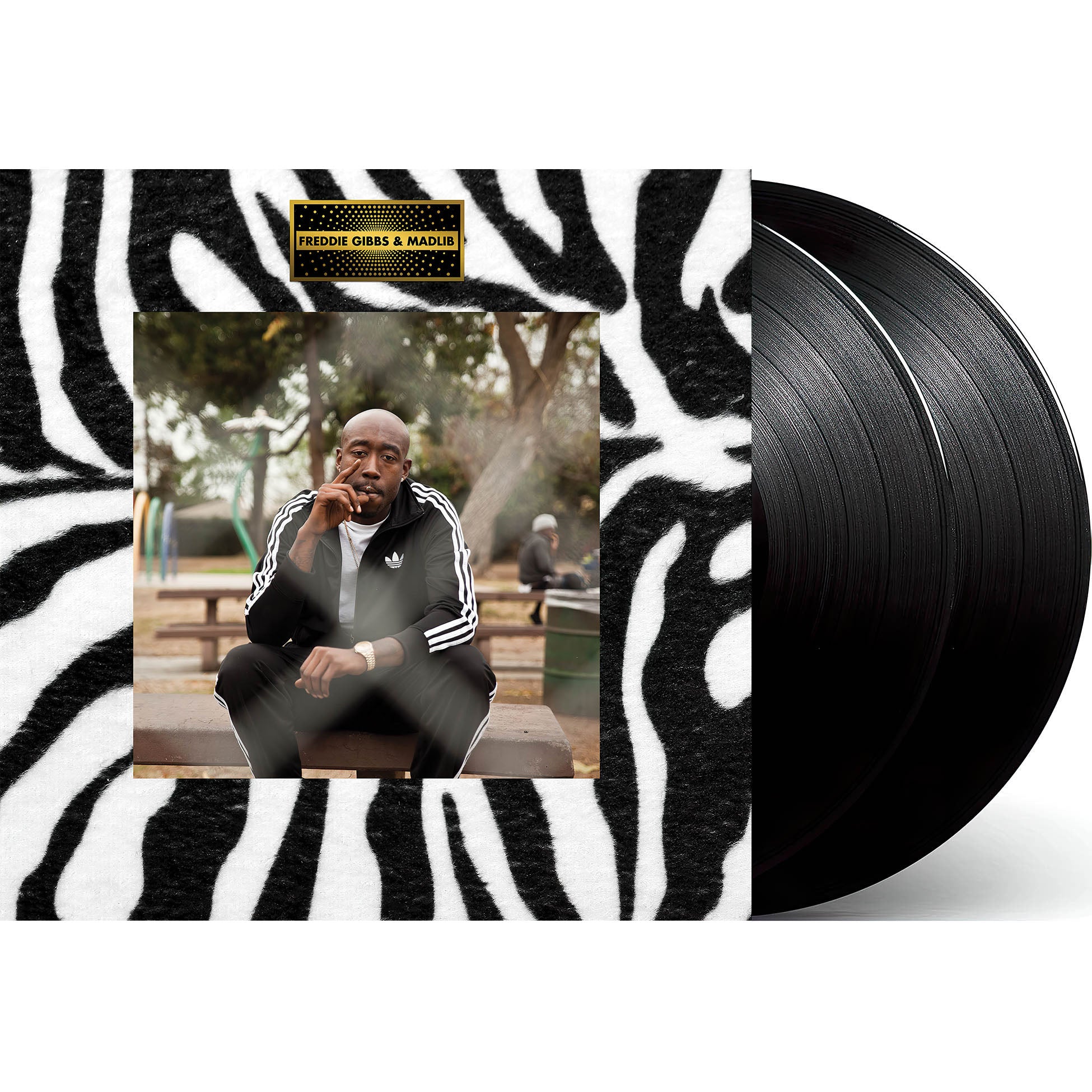 Freddie Gibbs, Madlib, Piñata, 2 LP, cover, album, album art, vinyl, packshot