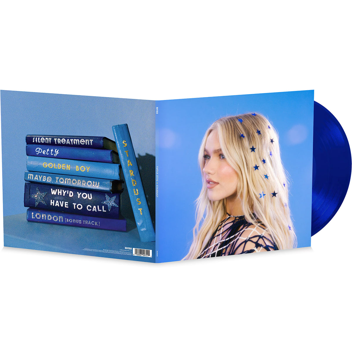 Freya Skye Stardust packshot for the pop vinyl EP with exclusive poster and "silent treatment" at ToucanRecords.com