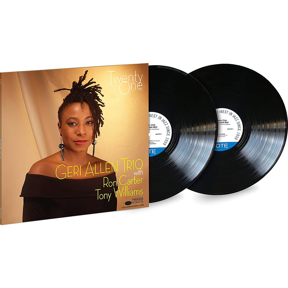 Geri Allen Trio Twenty One 2LP vinyl packshot mastered by Kevin Gray and pressed on 180g vinyl at ToucanRecords.com